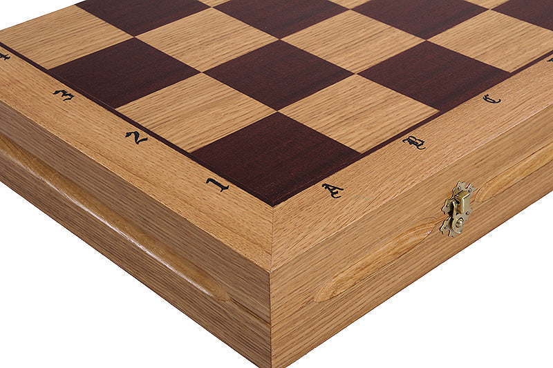 EGYPT Chess Set 65x65cm – Hand-Painted Stone Pieces with Mahogany Inlay Board – image 3