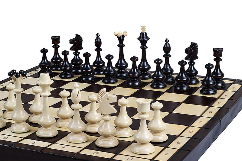 BESKID Chess Set 49x49cm – Hand-Carved Hornbeam Folding Board – image 5