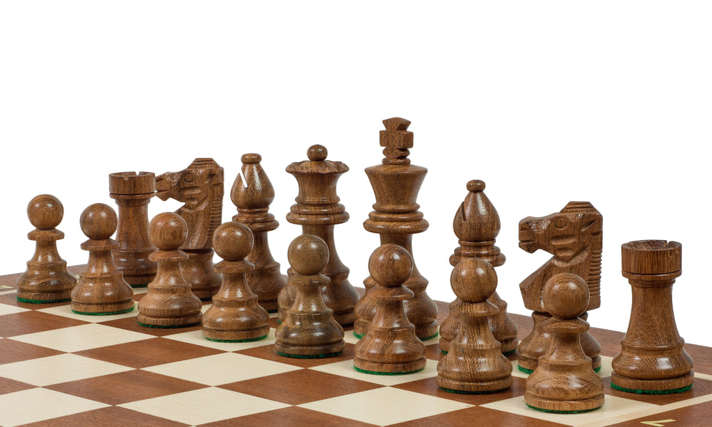 French Staunton Gold Tournament Chess Set No.4 - 42x42cm Complete Set – image 4