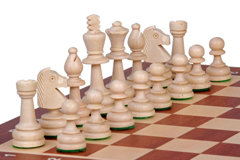 Tournament Chess Set No.4 – Intarsia Board with Extra Queens – image 6