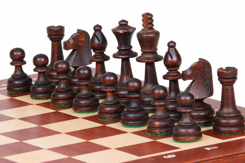 Tournament Chess Set No.4 – Intarsia Board with Extra Queens – image 7