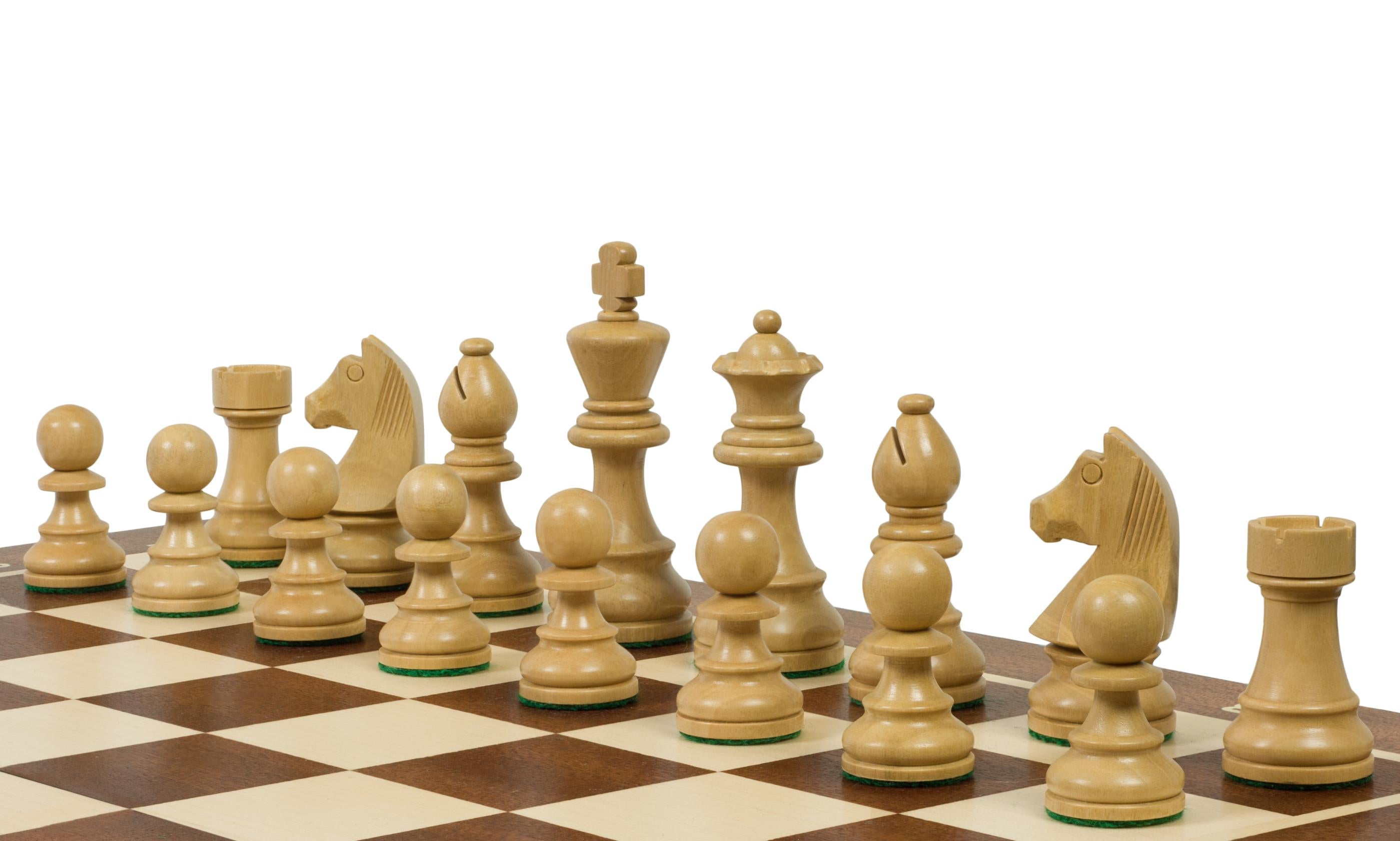 Tournament Chess Set No.6 – German Staunton Pieces & Board – image 2