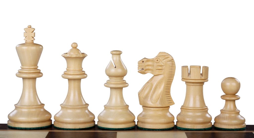 American Classic Chess Pieces 3.5" - Acacia Buckthorn Carved Weighted Staunton Set – image 4