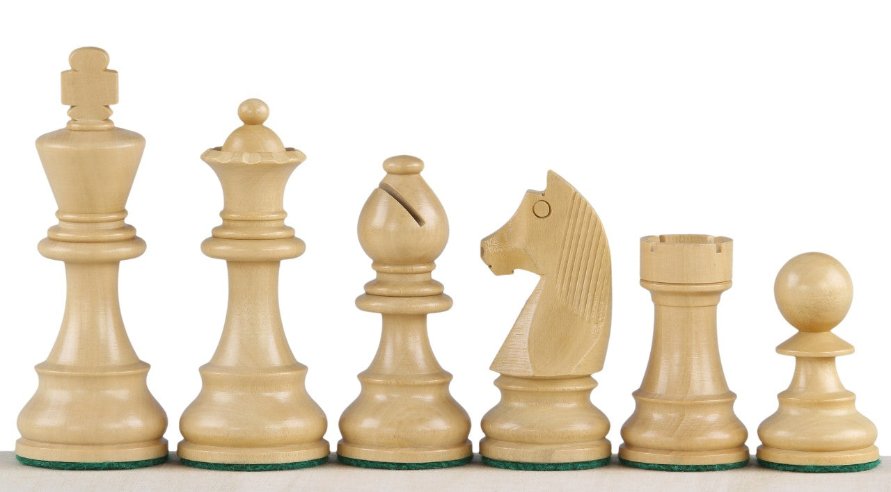 Timeless Chess Set – Padauk Board 58mm with Notation & King 96mm – image 8