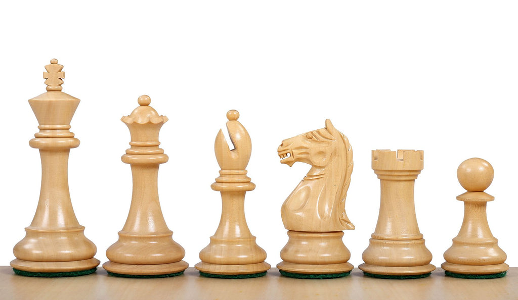 Supreme Chess Pieces 3.75" - Acacia Boxwood Weighted Set with Extra Queens – image 2