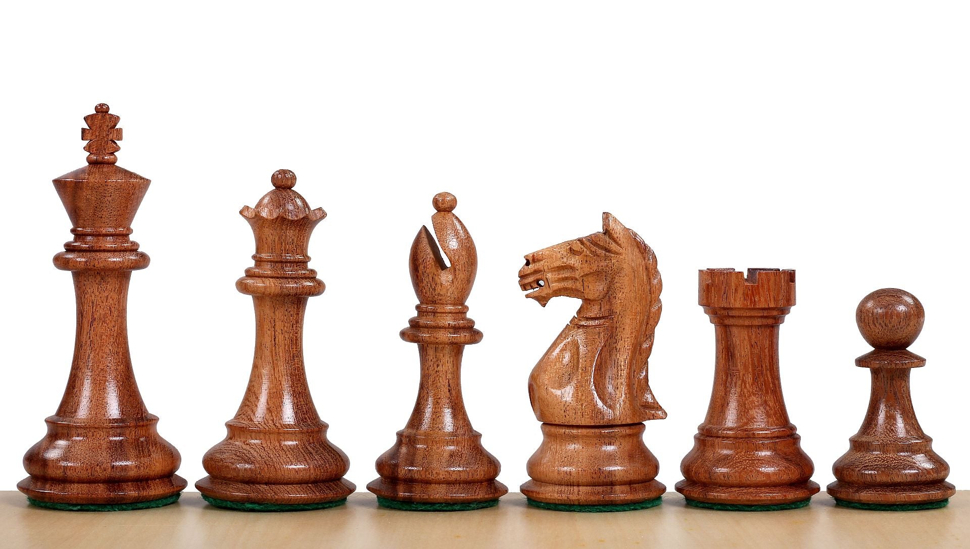 Supreme Chess Pieces 3.5" – Acacia & Boxwood Weighted Set – image 3
