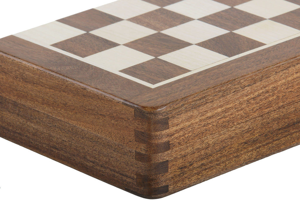 Wooden Magnetic Chess Set — 25 cm Inlaid Board (Indian Acacia & Boxwood) – image 6