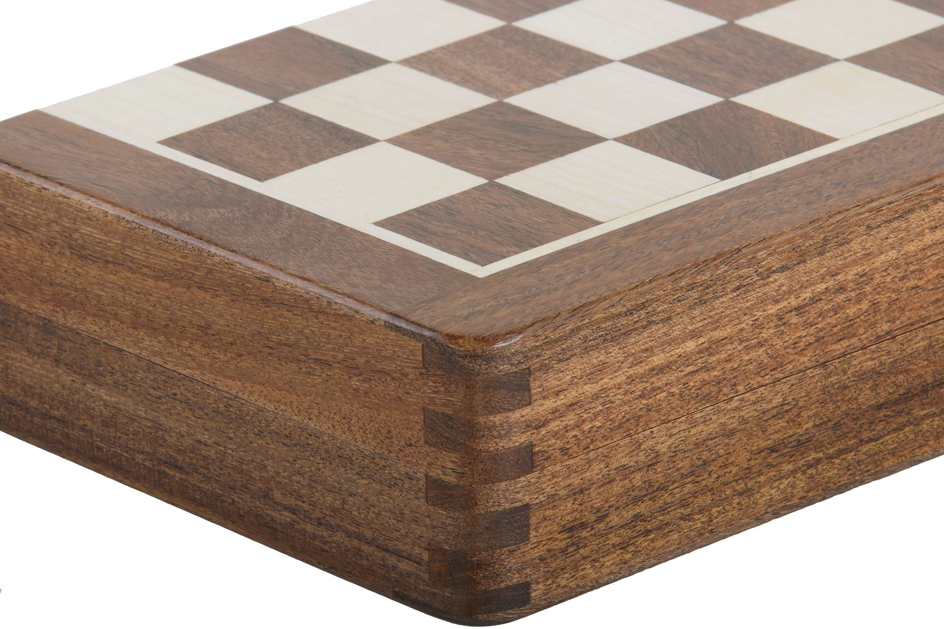 Wooden Magnetic Chess Set — 25 cm Inlaid Board (Indian Acacia & Boxwood) – image 6