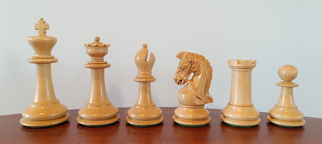 Sultan Acacia/Buckthorn Chess Pieces 3.75 inch - Luxury Hand-Carved – image 3