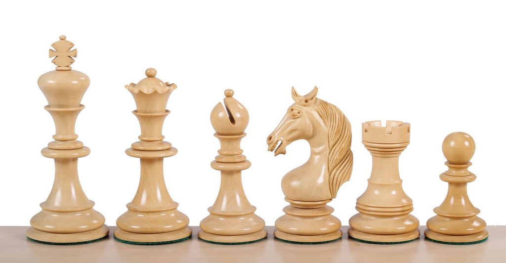Unicorn Chess Pieces 4.25" - Paduk Boxwood Weighted Luxury Set – image 3