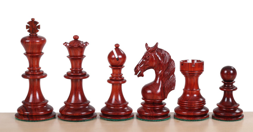 Unicorn Chess Pieces 4.25" - Paduk Boxwood Weighted Luxury Set – image 4