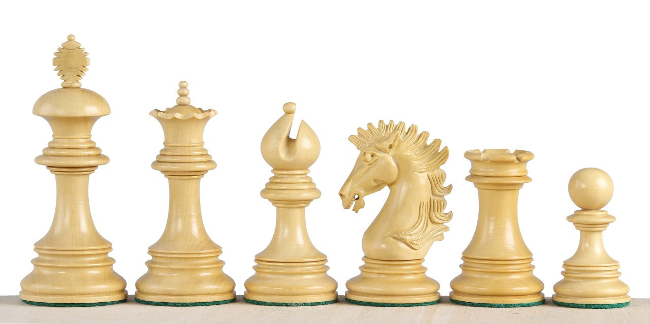 Sunrise Redwood Chess Pieces 3.75 inch - Premium Hand-Carved Wood – image 2