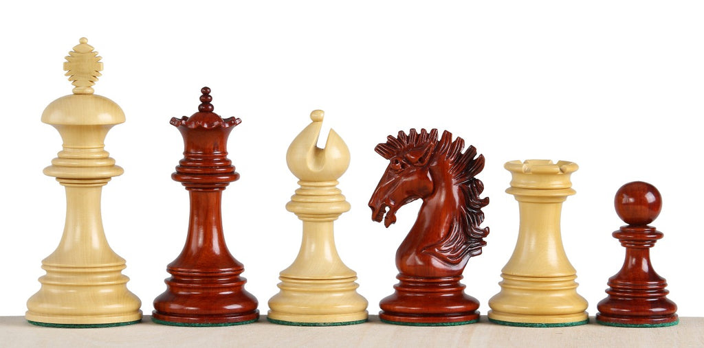 Sunrise Redwood Chess Pieces 3.75 inch - Premium Hand-Carved Wood – image 3