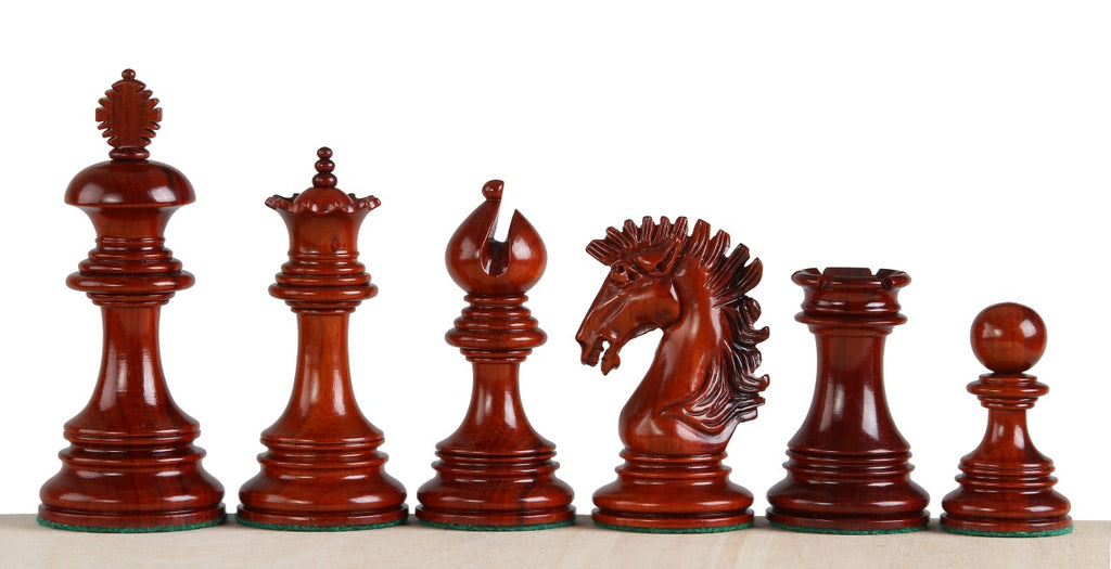 Sunrise Redwood Chess Pieces 3.75 inch - Premium Hand-Carved Wood – image 4