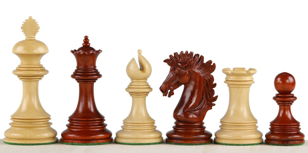 Sunrise Redwood Chess Pieces 4.25 inch - Premium Hand-Carved Wood – image 3