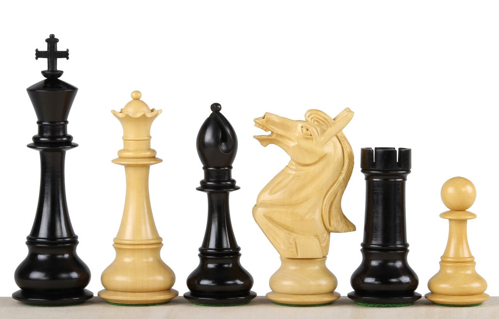 Napoleon Chess Pieces 6" - Ebonised Premium Collector Set