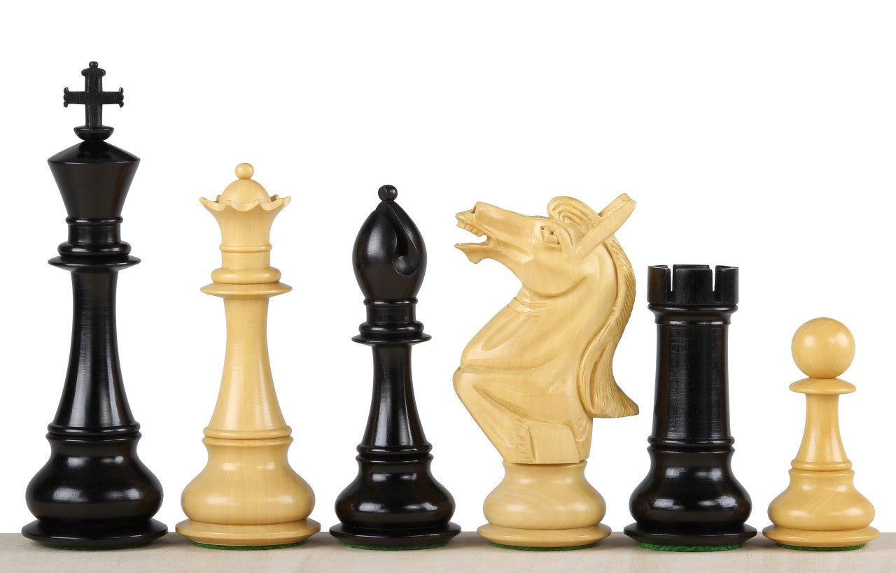 Napoleon Chess Pieces 6" - Ebonised Premium Collector Set