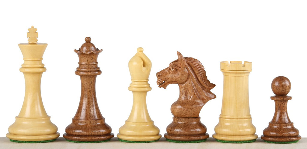 Derby Acacia Chess Pieces 4" - Premium Wooden Set – image 3