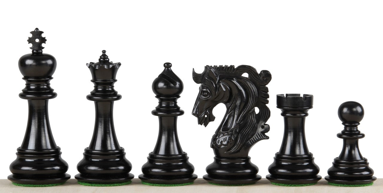 Elvis Chess Pieces 4.25" - Ebony Boxwood Weighted Luxury Heirloom Set – image 4