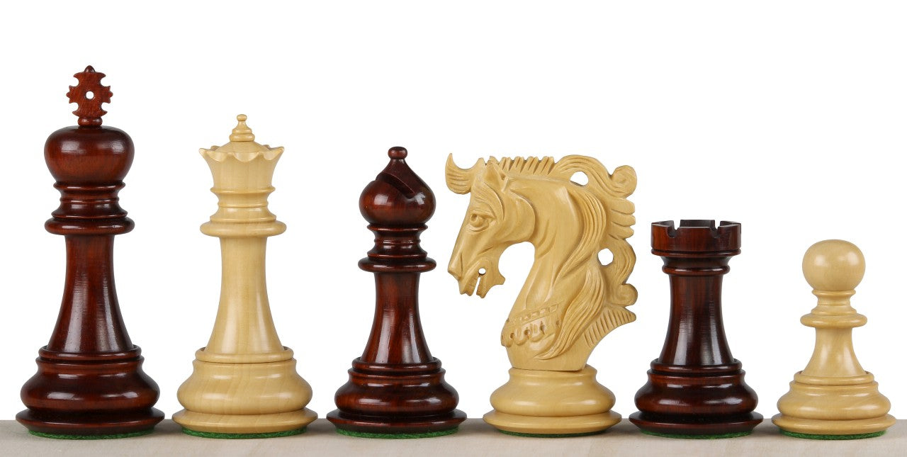 Elvis Paduk Chess Pieces 4.25 inch - Premium Hand-Carved Wood – image 2