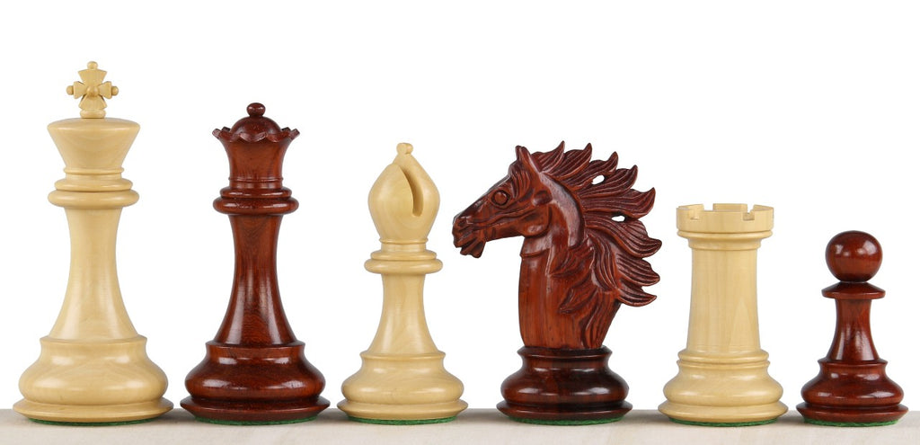Baggio Redwood Chess Pieces 4 inch - Premium Hand-Carved Wood – image 3