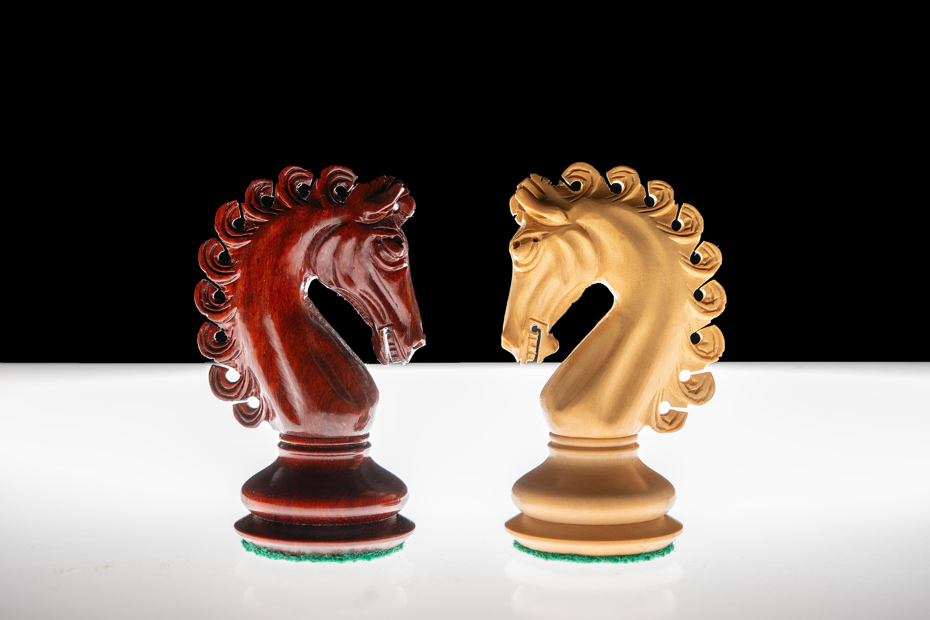 Empire Chess Pieces 4.25" – Padauk & Boxwood Weighted Luxury Set – image 3