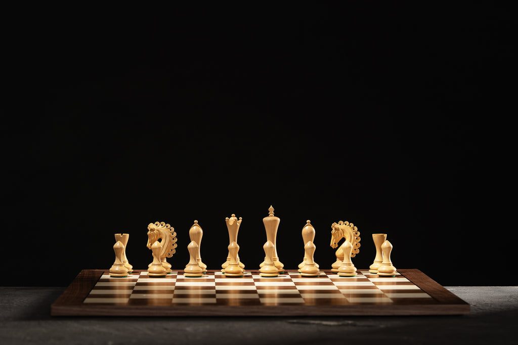 Empire Chess Pieces 4.25" – Padauk & Boxwood Weighted Luxury Set – image 8