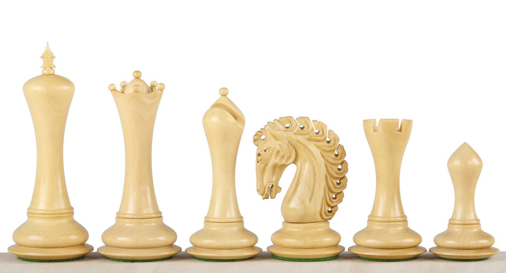 Empire Chess Pieces 4.25" – Padauk & Boxwood Weighted Luxury Set – image 7