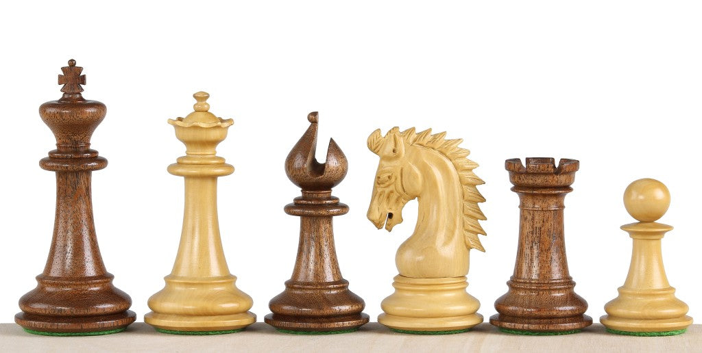 Sheikh Acacia Chess Pieces 3.75" - Premium Wooden Set – image 5