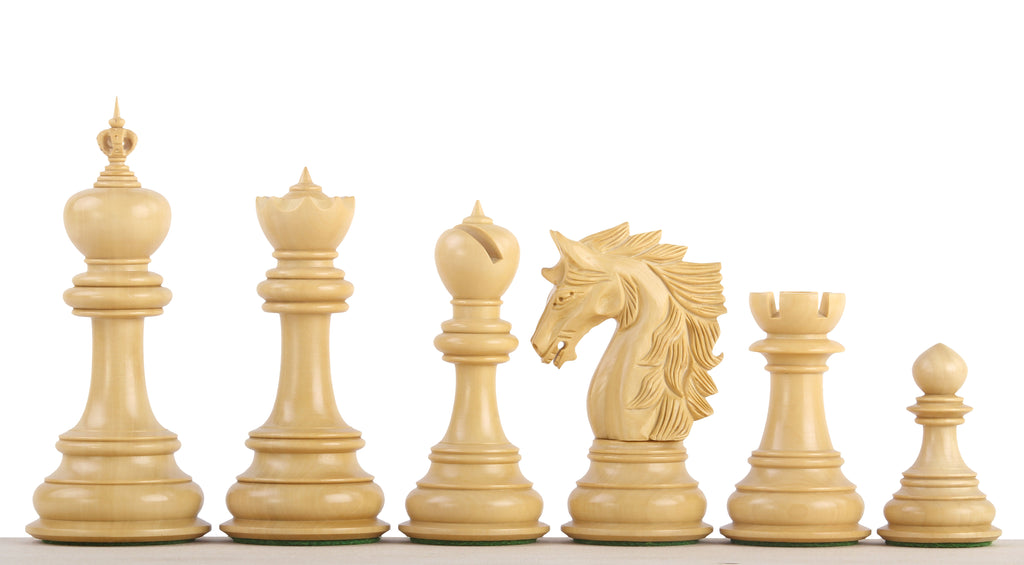 Dubliner Chess Pieces 5" - Montgoy Ebony Premium Tournament Set – image 4