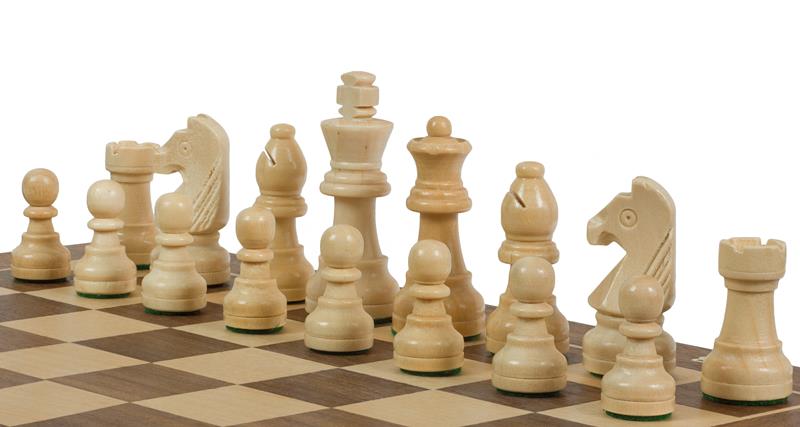Sunrise Tournament Chess No.3 Exclusive – 30cm Walnut Board & Pieces – image 5