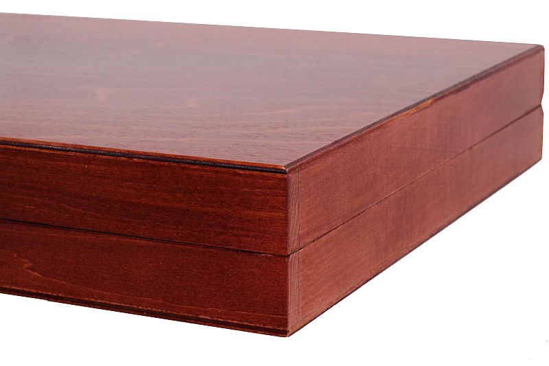 Wooden Chess Box Staunton No. 5 - Luxury Brown Storage Case – image 3
