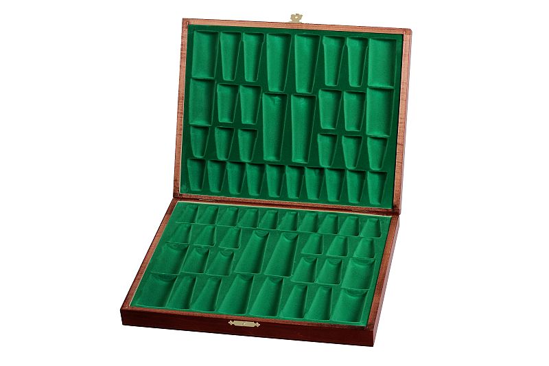 Wooden Chess Box Staunton No. 5 - Luxury Brown Storage Case – image 7