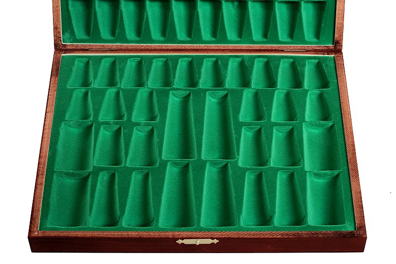 Wooden Chess Box Staunton No. 5 - Luxury Brown Storage Case – image 8