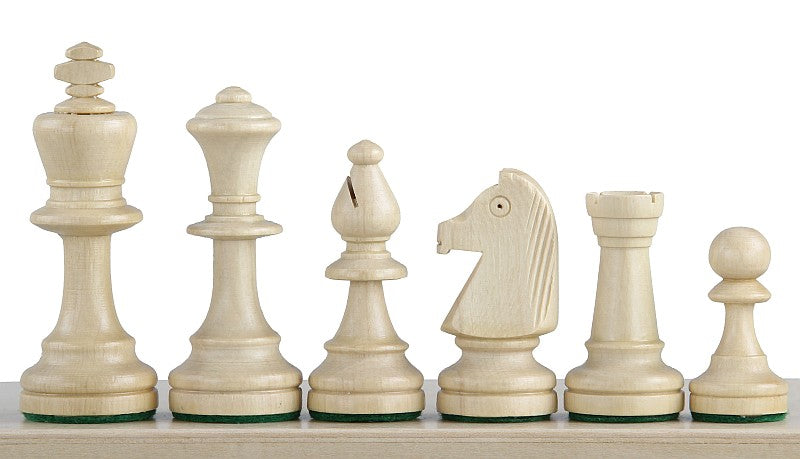 Staunton No.5 Chess Pieces 85mm – Wooden Set with Storage Bag – image 3