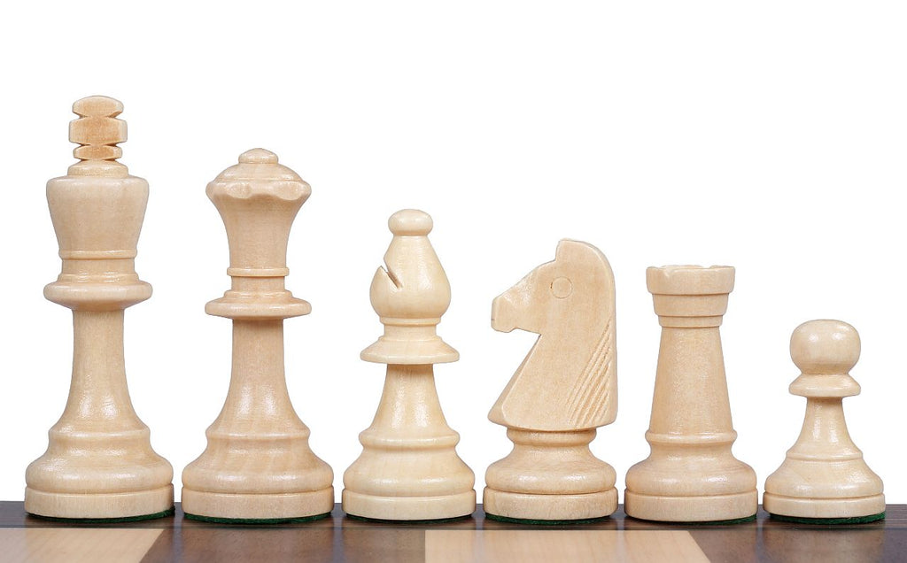 Staunton No.5 Chess Pieces 85mm – Hand-Carved Wooden Art Set in Bag – image 6