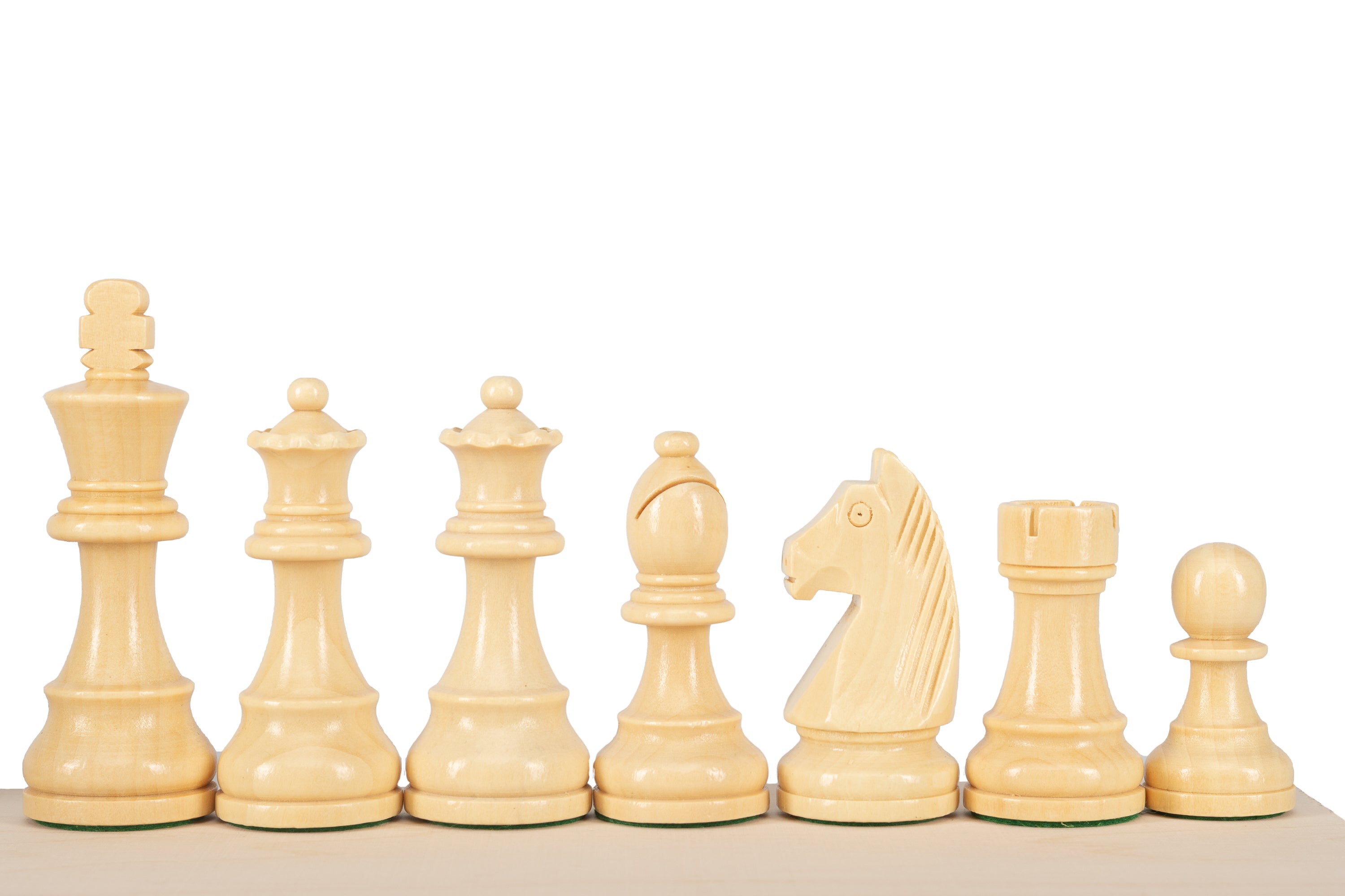 German Staunton No.5+ Chess Pieces — 98 mm King, Metal Weighted – image 5