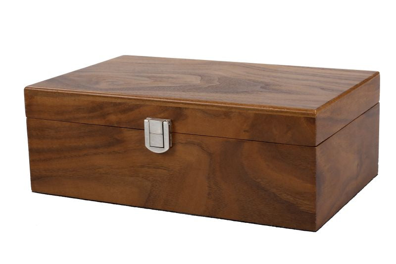 Chess Piece Chest Walnut 24×15×8.5cm – Compact Storage Box – image 2