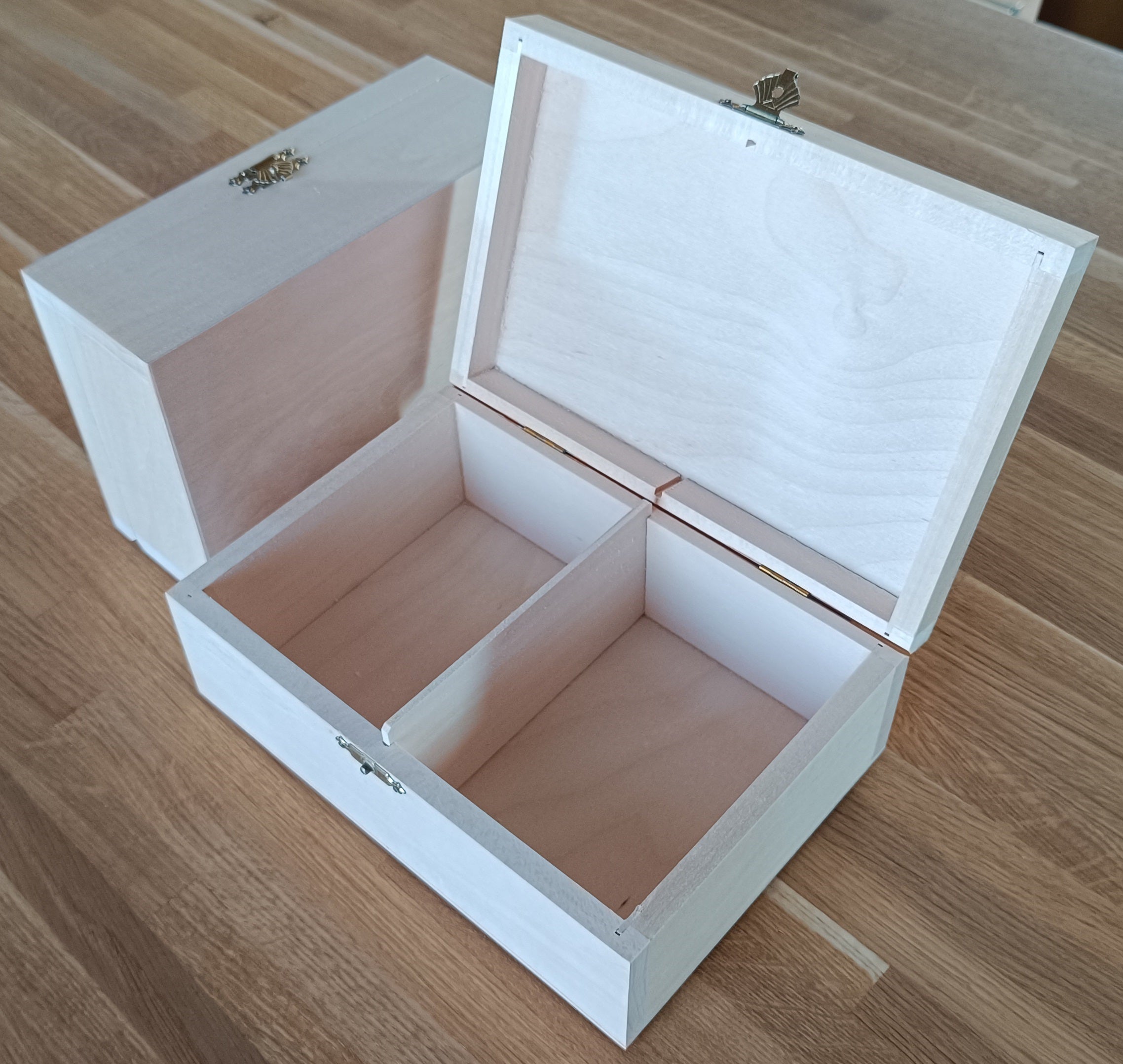 Chess Pieces Storage Box – Raw Wood Case for Staunton No.6