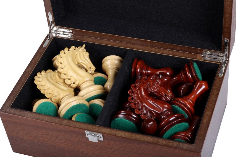 Premium Chess Storage Chest – Sapele Wood Veneer 24x15x11cm Large – image 8