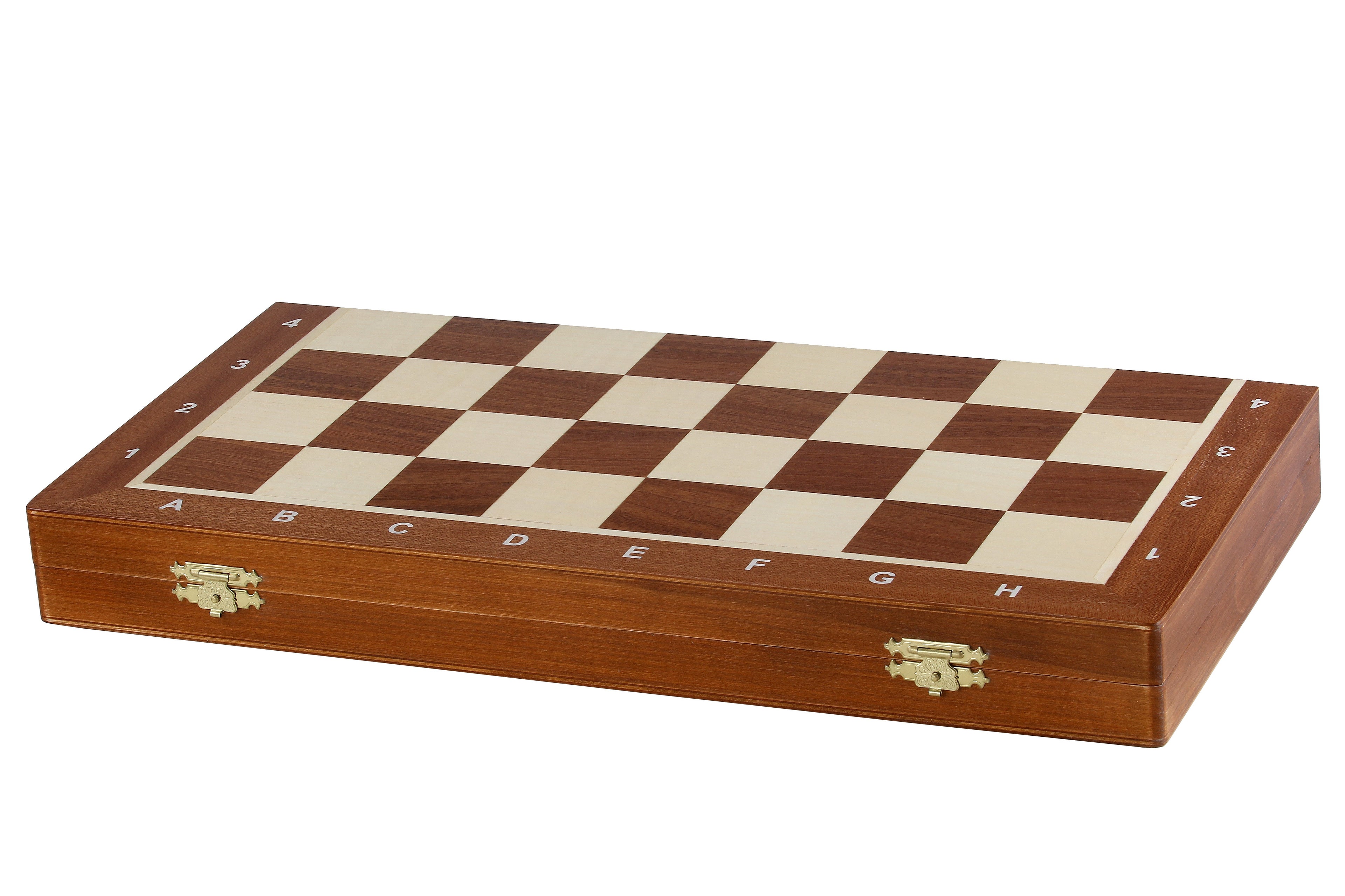 Sunrise Tournament Chess No.5 with Inlaid Folding Board — Weighted Staunton Set – image 3
