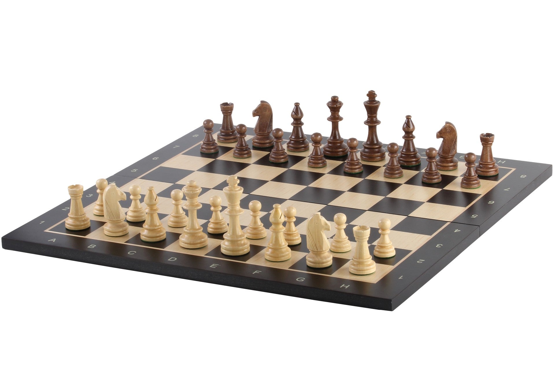 Staunton No.6 Chess Pieces 96mm – Hand-Carved Wooden Art Set in Bag – image 5