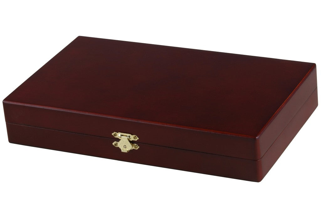 Backgammon Small Wood 28x16cm - Folding Travel Case Compact Complete Set – image 5