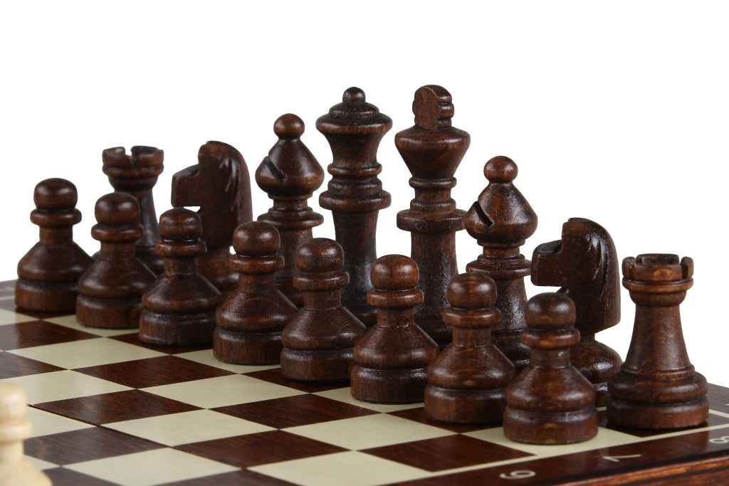 Magnetic Mini Chess Set – Compact Portable Travel Chess with Printed Board – image 2