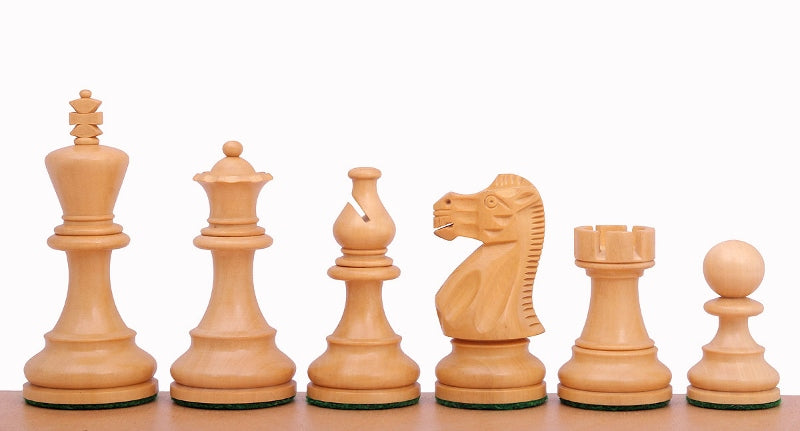 American Classic Chess Pieces 3.5" - Ebonized Boxwood Carved Weighted Set – image 5