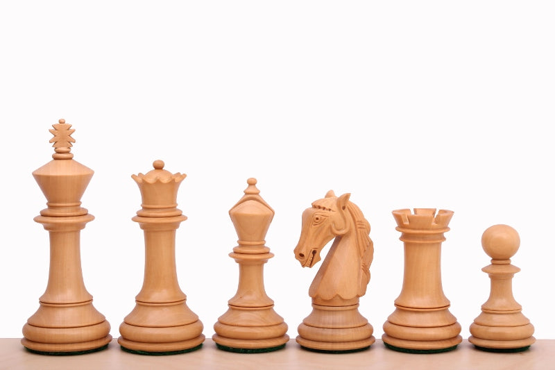 Colombian Chess Pieces 3.75" - Ebonized Boxwood Weighted Premium Set – image 3