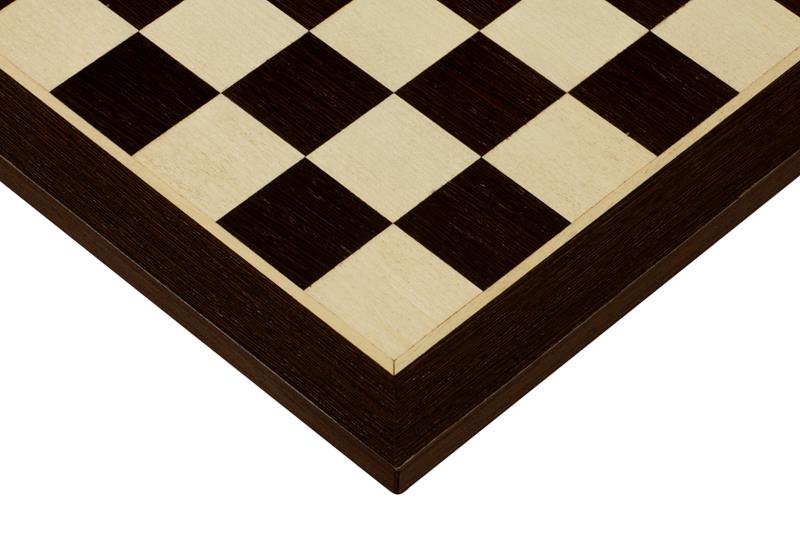 Chess Board 38mm Wenge/Maple – Marquetry (No Notation) – image 2
