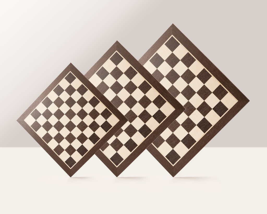 Chess Board 52×52 cm (58 mm squares) – Wenge & Sycamore, without Notation – image 5