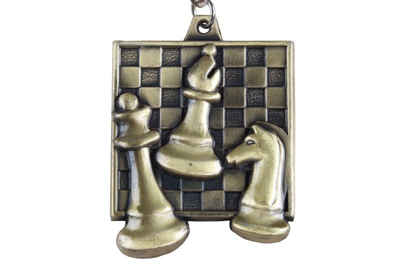 Chess Tournament Medal Gold – Square Award for First Place