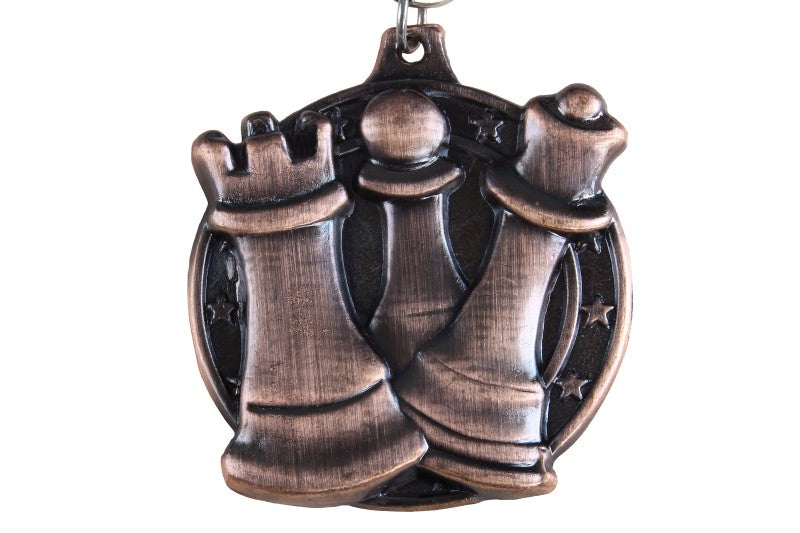 Chess Award Round Medal Bronze - Tournament Prize Recognition – image 2